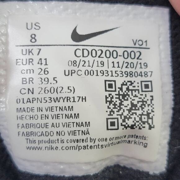 Nike Renew Fusion - Smoke Grey Shoes - 8/9.5 - Picture 10 of 11